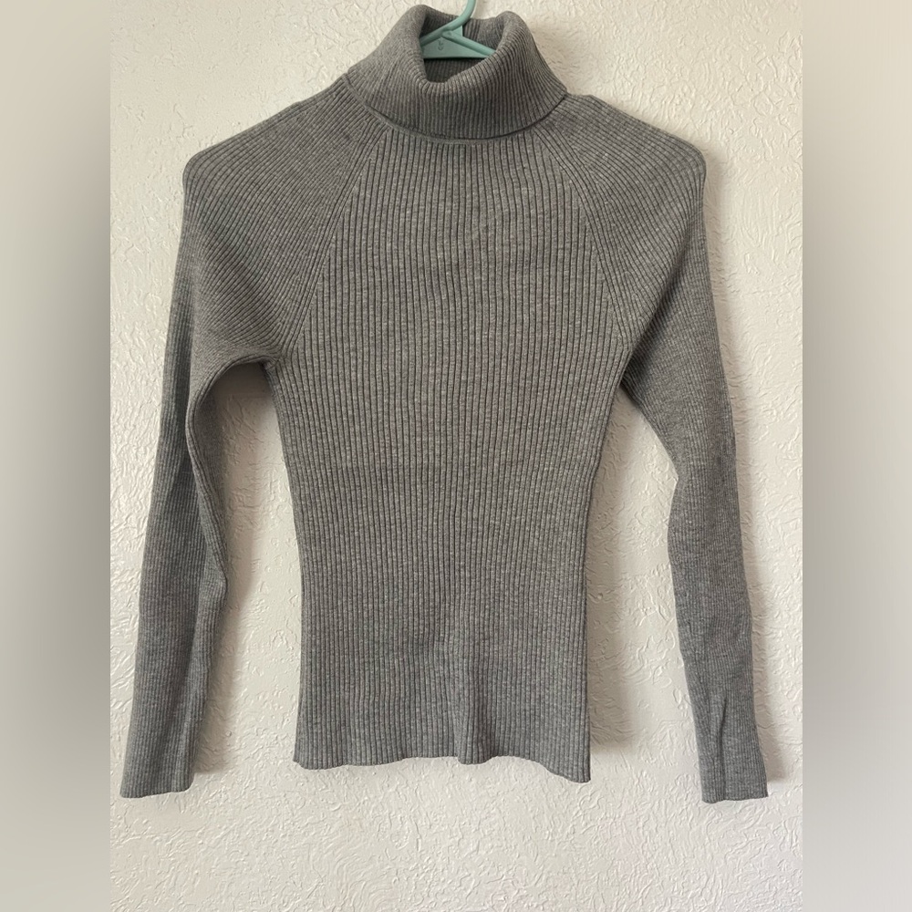 Grey turtleneck from Banana Republic. Size XS